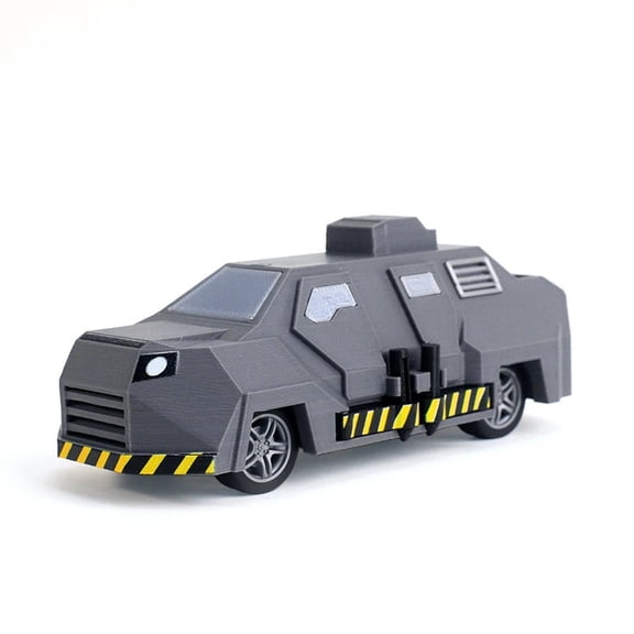 Heavy-Duty Storm Armored Vehicle Model, Off-Road Rescue Truck Replica, Hobby Collectible Decor Gift