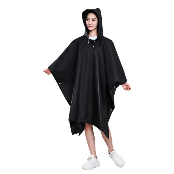 Heavy Duty Stormproof Reusable Rain Jacket, Thickened Portable Raincoat, Adult Waterproof Outerwear For Mountaineering Hiking Camping Travel