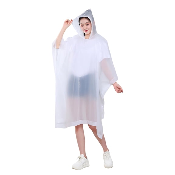 Heavy Duty Stormproof Reusable Rain Jacket, Thickened Portable Raincoat, Adult Waterproof Outerwear For Mountaineering Hiking Camping Travel
