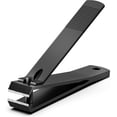 thumbnail image 1 of Heavy Duty Straight Blade Nail Clippers for Thick Toenails, Professional Stainless Steel Fingernail Toenail Clippers Trimmers - Thick Wide Jaw Toe Nail Clippings for Seniors, Men & Women - Silver, 1 of 10