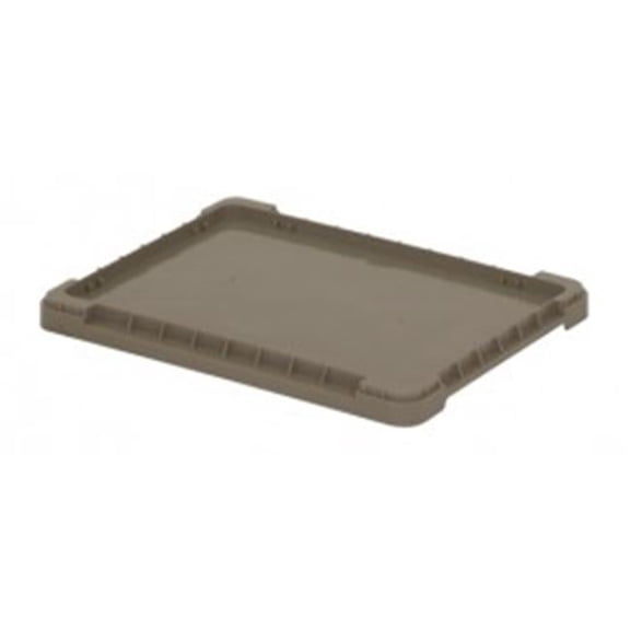 Heavy-Duty Straight Wall Containers - Gray - 12 x 15 in. Lid
