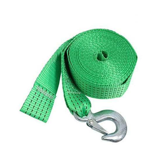 Heavy Duty Strap Replacement Winch Strap Boat Trailer Accessories Trailer Winch Strap with Safety Hook 19.7/26.2/32.8ft