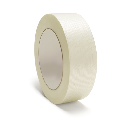 Heavy Duty Strapping Tape, Filament Reinforced Rolls, 4.0 Mil Thick, Clear, .5 Inch x 60 Yards, 4608 Pack
