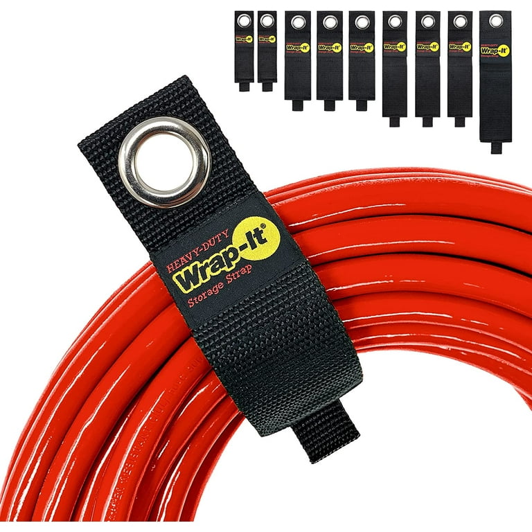 Heavy Duty Straps Assorted 9 Pack Hook and Loop Extension Cord Organizer Hanger Cord Wrap Keeper Walmart