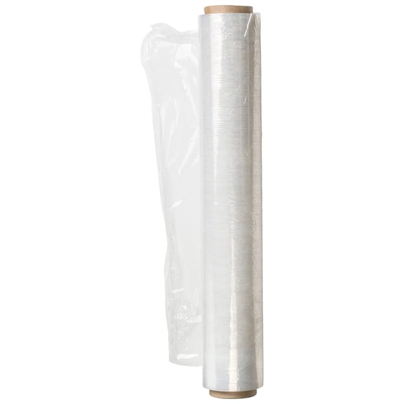 Heavy Duty Stretch Wrap | Clear Plastic Shrink Wrap for Moving and Pallet Wrapping | 80 Gauge Thick | 18" x1500 Roll (1 Pack)