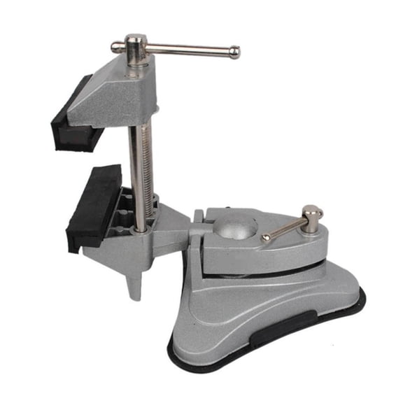 Heavy Duty Suction Cup Base Workbench Clamp With Adjustable 360 Degree Rotating Mini Vise For DIY Crafting Projects