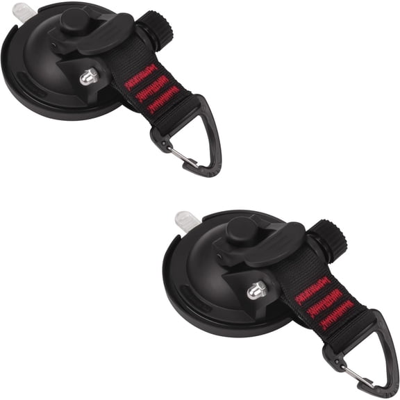 Heavy Duty Suction Cup Hooks, Car Camping Essentials Tie Down Suction Cups Anchor, Window Suction Cups with Hooks, Suction Cups for Glass, RV Van Car Awning, SUV Tent, Truck Camping, 2 Pcs