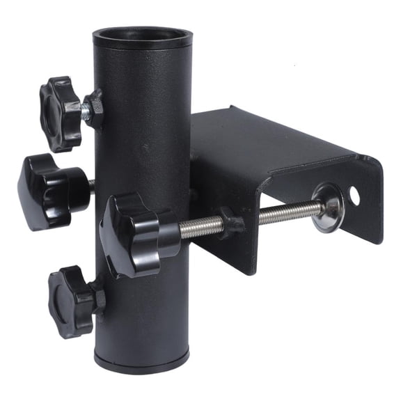 Heavy Duty Sunshade Clamp Parasol Bracket For Balcony Railings Deck Posts Tools Freely Installation Deck Umbrella Holder