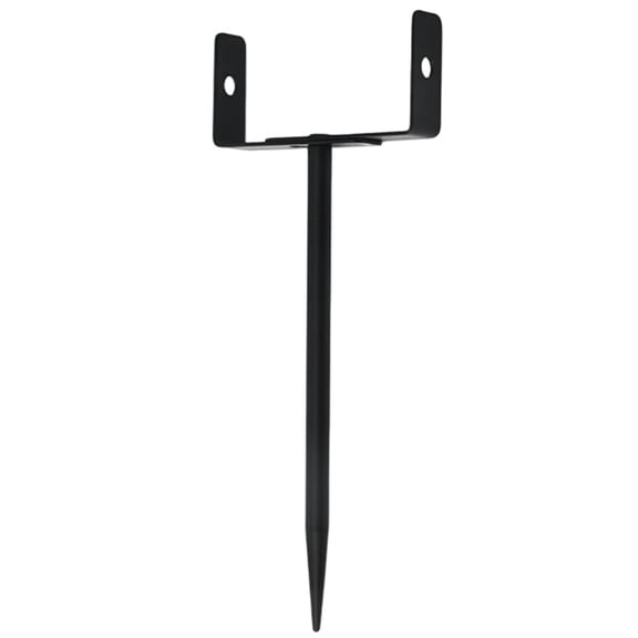 Heavy Duty Support Bracket for Water Line, Metal, Black, 25.2cm, Fixing Clamp Hardware