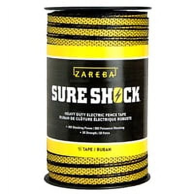 Heavy-Duty Sure Shock Polytape ? 656 feet of ½-inch electric fencing