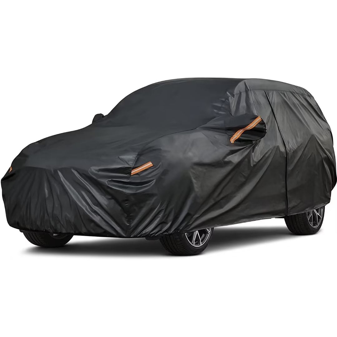 Heavy Duty Black Waterproof All-Weather SUV Car Cover