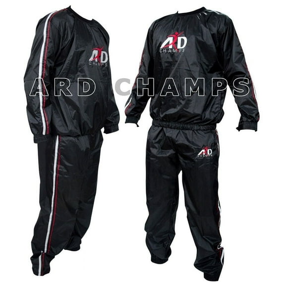 Heavy Duty Sweat Suit Sauna Exercise Gym Suit Fitness Weight Loss Anti-Rip Size 2XL