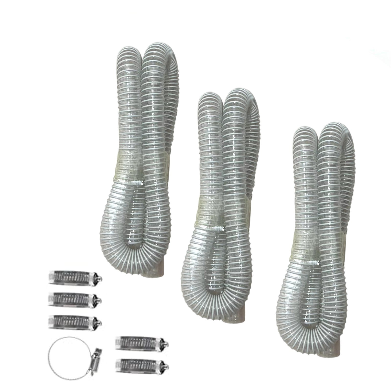 Heavy Duty Swimming Pool PE Pipe, Durable Pool Drain Pipe Sand Filter Connecting Tube, Replacement Hose for Above Ground Inground Pool Filter System Accessories