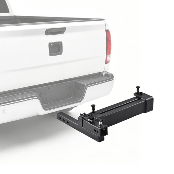 Heavy Duty Swing Away Hitch Adapter for 2-Inch Receiver, 90-Degree Swing Arm with 320 lbs Capacity, Compatible with Most 2" Hitch Racks, Ideal for RV Truck SUV Camper Road Use