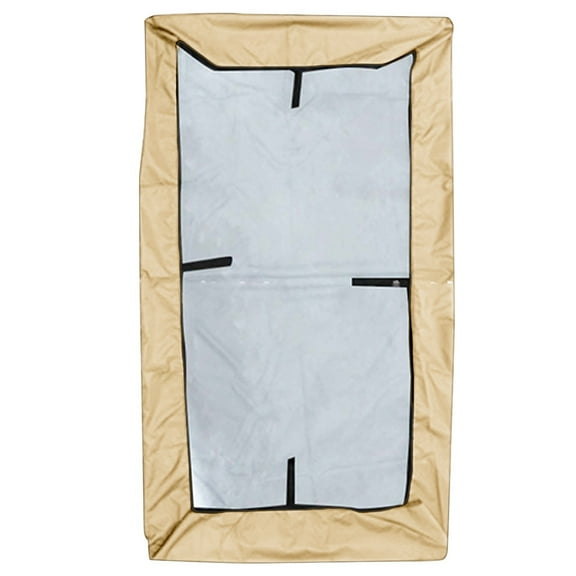 Heavy-Duty Swing Canopy Replacement - 75x47x9" Waterproof Patio Swing Cover, UV-Resistant Ripstop Fabric for 2-Seater Porch & Garden Swings