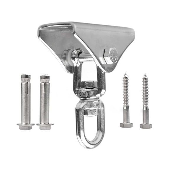 Heavy Duty Swing Hangers 360Rotate For Hanging 304 Stainless Steel Swivel Hammocks Hooks Swing Hook Hammocks Mount For Ceiling