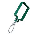 thumbnail image 1 of Heavy Duty Swing Hardware Hooks Square Clamp with Carabiner Weather Resistant Metal Bracket Outdoor Play Set Replacement Part, 1 of 3