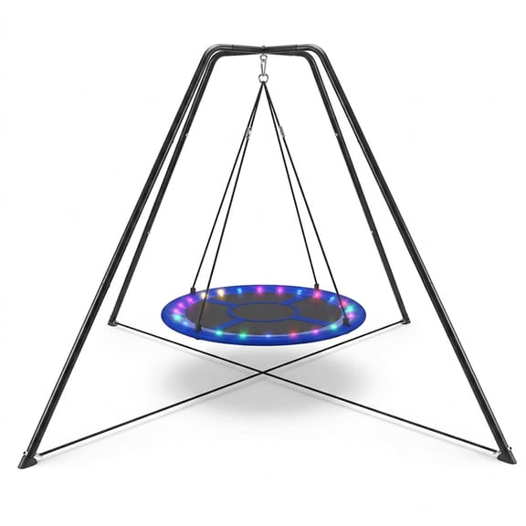 Heavy Duty Swing Stand for Kids & Adults, 330 LBS Capacity Swing Frame, Compatible with Saucer Swing, Tree Swing & Sensory Swing, Indoor & Outdoor Use