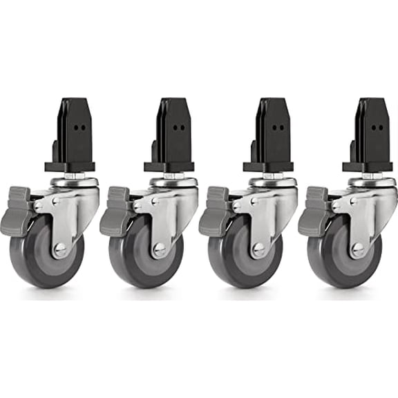 Heavy Duty Swivel Castors Upgrade Kit for Prestige PRO 500 (S82004)$$Garden & Patio