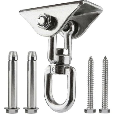 Mac Auto Parts 360° Open End Swivel Exhaust Hanger Kit - 4 Pieces With Clamps (2.25")