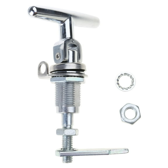 Heavy Duty T Handle Draw Latchs, Zinc Coated with Stainless Steel Adjustable Suitable for Enhancing Door Security