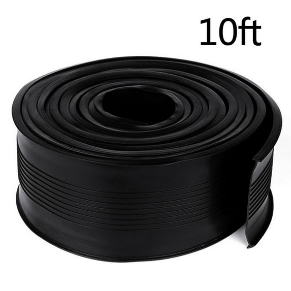 10ft/16ft Garage Door Weather Seal T Style - Heavy Duty Rubber Bottom Threshold Replacement