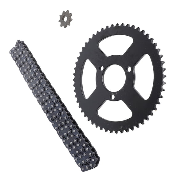 Heavy Duty T8F Sprocket  Chain Kit, Steel Construction For Reliable Motorcycle Performance