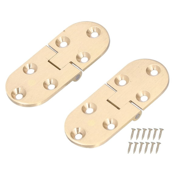 Butler Tray Hinge Set, High Quality Solid Pure Copper Heavy Duty Table Flip Top Hinge, Compact And Portable For Jewelry Gifts, Wooden Chests And Drawers