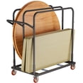 thumbnail image 1 of Heavy Duty Table and Chair Transport Cart with Adjustable Soft Grip Pads - Side Mount Chair Carrier with Secure Handle, 1 of 7