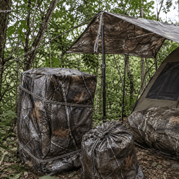 Heavy Duty Tarp Cover Waterproof UV Resistant Tarpaulin Used for Outdoor, Hunting, Camping, Backpacking, Canopy Tent, Ground Tarp, Cover Boat, Motorcycles, Roofs, Wood