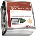 thumbnail image 1 of Heavy Duty Tarp Multi Purpose Silver Waterproof 10Mil Thick Poly Tarp Cover,2Packs, 1 of 8