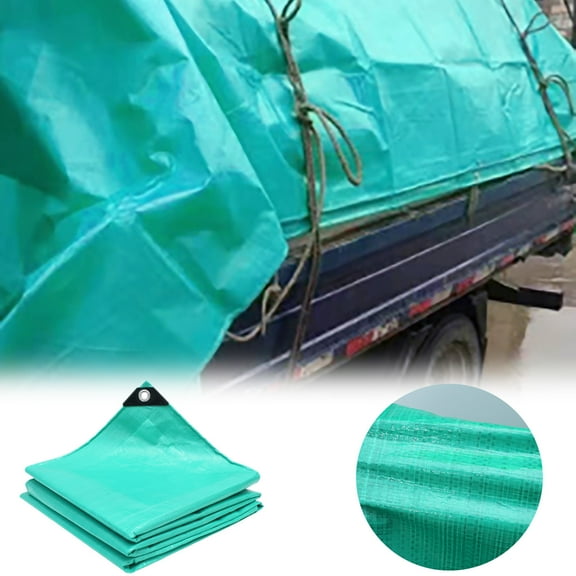 Heavy Duty Tarp Waterproof UV Resistant,Cover with Reinforced Metal Grommets,Multi-Purpose Outdoor Waterproof Sun Shade Cover for Canopy Tent,Roof,Camping,Car, Boat,Patio,Shed Protection