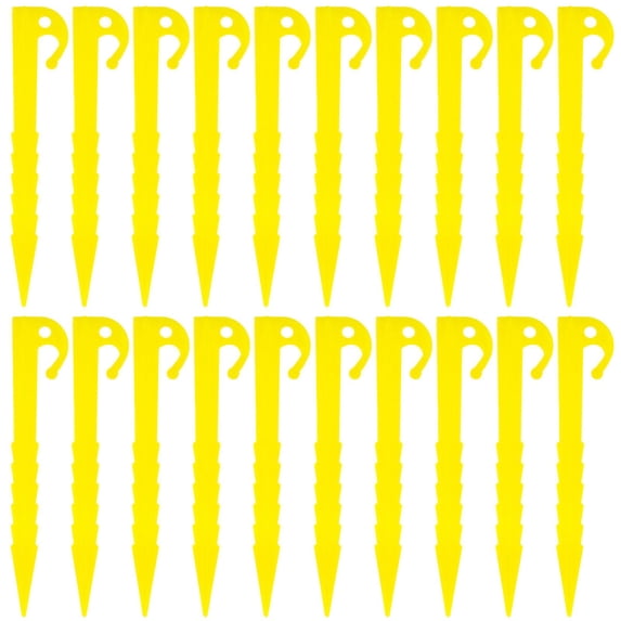 Heavy Duty Tent Stakes 20 Pack Lightweight Camping Hook Nail Lengthen Spiral for Outdoor Hiking