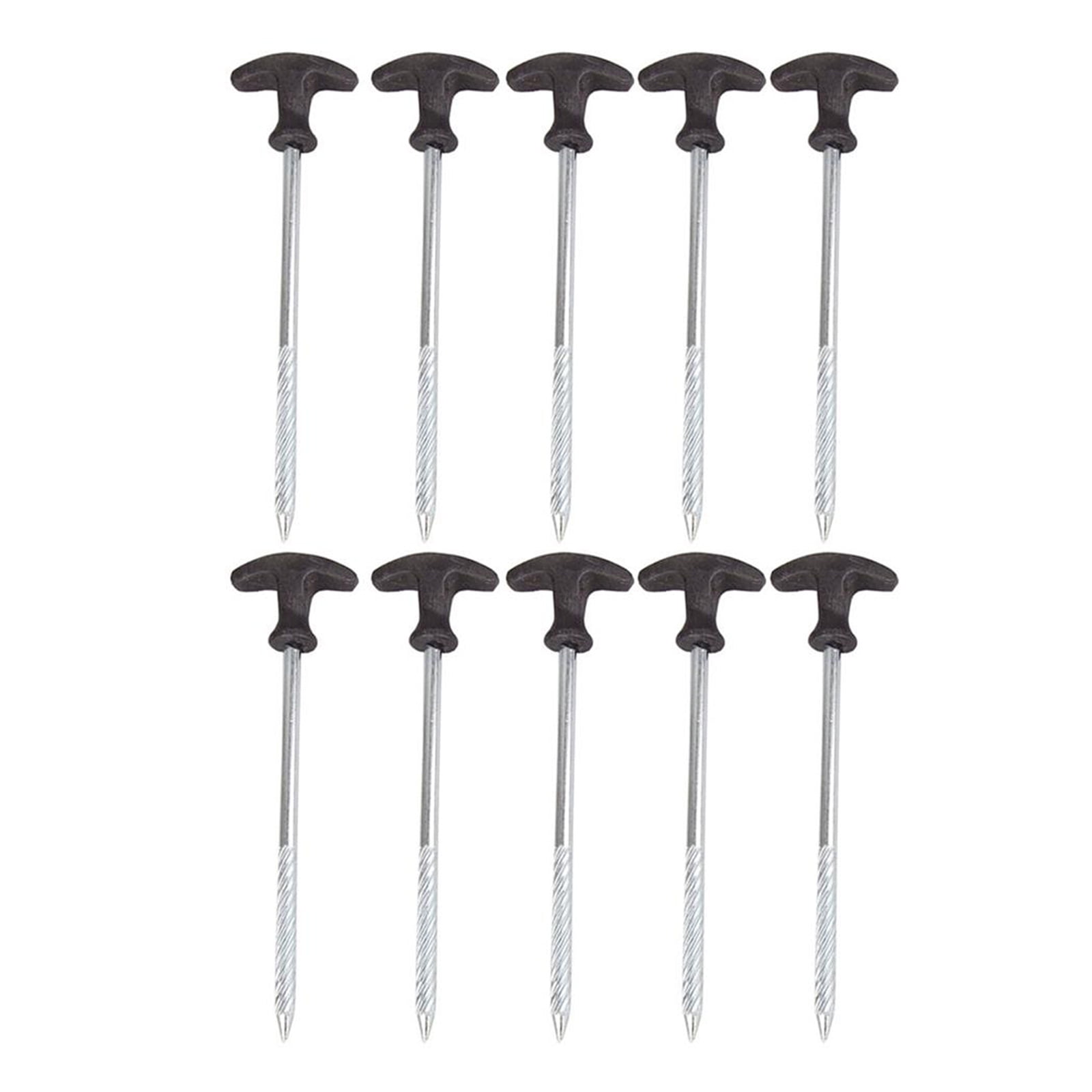Heavy Duty Tent Stakes Metal Camping Tarp Pegs Tent Spikes for Tent Tarp Outdoor Trip Canopys Large Hard Ground