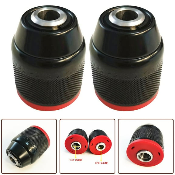 Heavy Duty Threaded Interface Electric Drill Chuck 0 810Mm Clamping Range 3/8-24Unf Smile Home