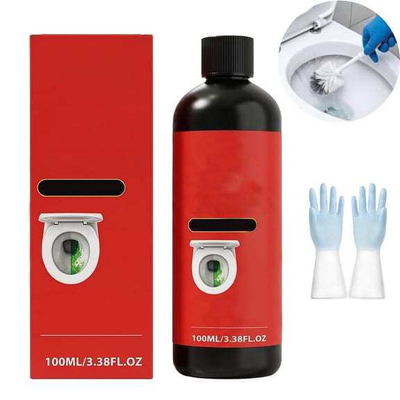 Heavy Duty Toilet Bowl Cleaner, Foaming Toilet Bowl Cleaners, Reduces Hard-Water Stains Refresh (1PC)