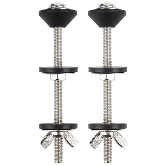 Heavy Duty Toilet Seat Fixing Screws Bolt Kit, Stainless Steel Long Screws For WC Pan Cistern, Replacement Hardware For Tank Mounting
