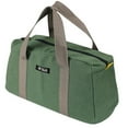 thumbnail image 1 of Heavy Duty Tool Bag 16/14/12-Inch,Portable Empty Tool Box Organizer Storage,Toolbox Organization,Soft Handle Large Zipper Carrying Toolbag,Canvas Multi-function Storage Hand Tool Bag(Green16 in), 1 of 9