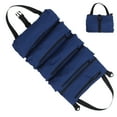 thumbnail image 1 of Heavy Duty Tool Bag for Men with Multiple Pockets Portable Tool Organizer for Car Electrician Tool Pouch Roll Up Tool Bag for Travel Small Tool Bag for Daily Use, 1 of 8