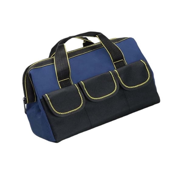 Heavy Duty Tool Bag with Multiple Pockets, Oxford Fabric Tool Organizer Storage Pouch for Electrician, Technician, DIY, Home Repair  Portable Work Bag with Zipper