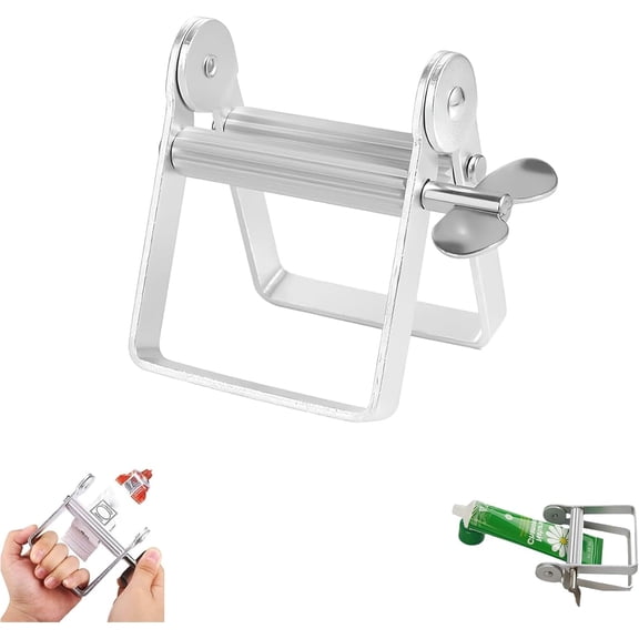 Heavy Duty Toothpaste Roller, Metal Toothpaste Squeezer, Paint Tube Squeezers, Multifunctional Toothpaste Tube Roller Squeezer, for Toothpaste/Paint/Hair Dye