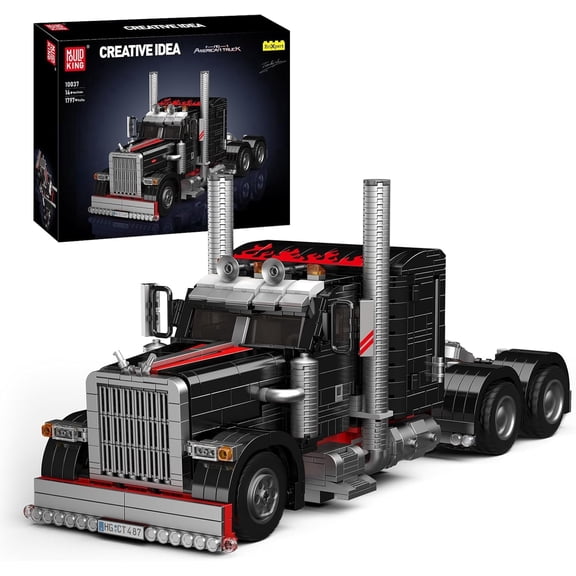 Heavy-Duty Tow Truck Building Toy Set, MOC Road Trailers Building Toys, Technology Wreckers Toy for Adult 14+ (1,797 Pieces)