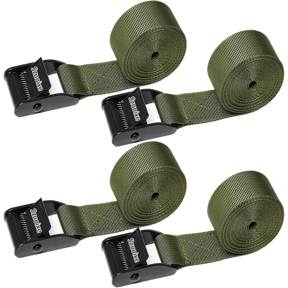 Heavy Duty Trail & Game Camera Mount Straps Belts Hunting Camera Tree Mounting Strap Belts Kit, Tie Down Straps with Buckle Portable UV Resistant and Foldable Nylon Fiber Strap Hunting Accessory