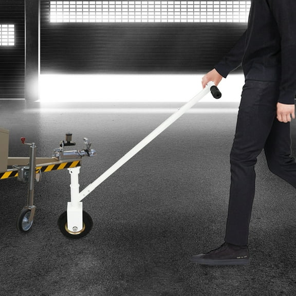 Heavy Duty Trailer Dolly with 3000lbs Load Capacity, Adjustable Height, and Non-Slip Handle for Easy Maneuvering of Large Items