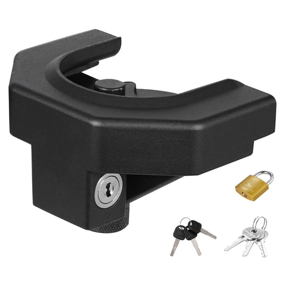 Heavy-Duty Trailer Hitch Lock,Anti-Theft Ball Lock with 3 Keys for 2-5/16 " Couplers,Secure Lock for RV,Boat,and Trailer Security