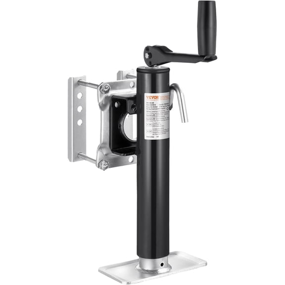 Heavy Duty Trailer Jack, 2000 lbs Load Capacity, 10" Swivel Lift for RV, Horse, Utility & Yacht Trailers