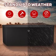 Heavy Duty Trailer Tool Box 36 Inch Locking Carbon Steel Tongue Box Pickup Truck RV Secure Storage Box Multi-Purpose Cargo Tool Box 36 Inch x 12 Inch x 12 Inch