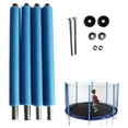 thumbnail image 1 of Heavy Duty Trampoline Poles Replacement Set Steel Frame Support Rods with Protective Covers and Installation Hardware Kit, 1 of 7