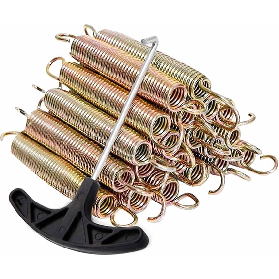 Heavy Duty Trampoline Springs 7-inch for Trampolines, Stainless Steel Trampoline Replacement Springs (set of 10)