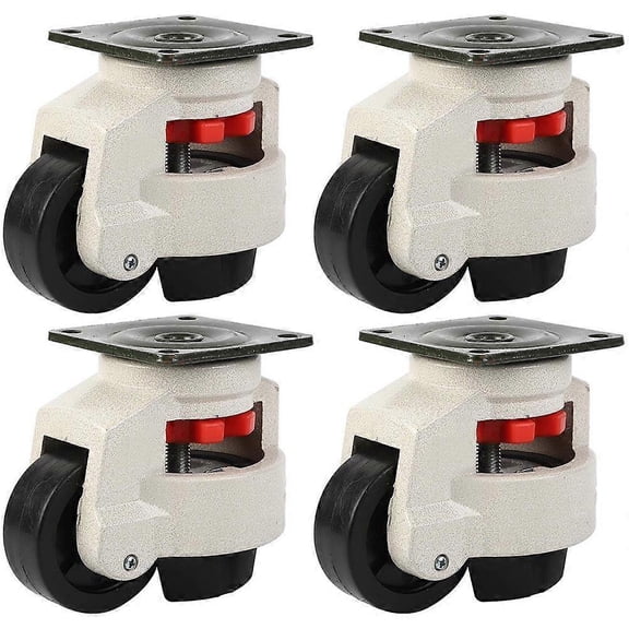 Heavy Duty Transport Casters with Flexible Rotation and Safe Anti Skid Base for Furniture